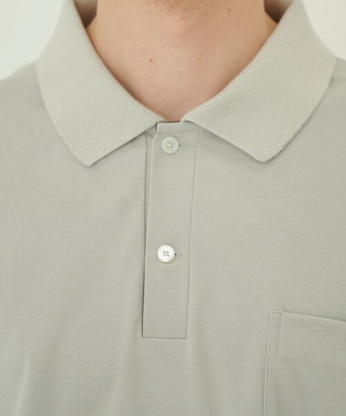 UNITED TOKYO(ユナイテッドトウキョウ)の「テクノラマPOLOシャツ(半袖)(ポロシャツ・メンズ・ブラック/グレー/ライトブルーグレー・1/2)」の22枚目の写真