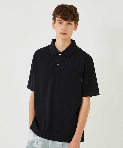 UNITED TOKYO(ユナイテッドトウキョウ)の「テクノラマPOLOシャツ(半袖)(ポロシャツ・メンズ・ブラック/グレー/ライトブルーグレー・1/2)」の2枚目の写真