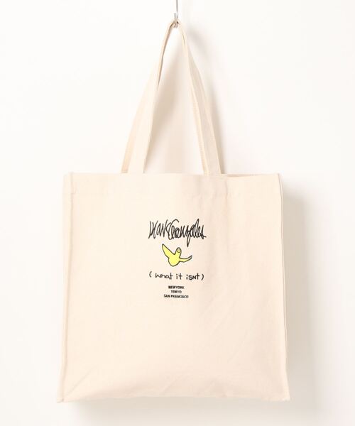 What it isNt キャンバス 刺繍 トート バッグ 【（What it isNt