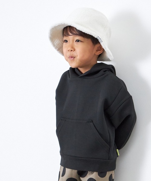 MAKE YOUR DAY(メイクユアデイ)の「セットアップできるドロップフーディー■80~140cm(スウェット・キッズ・ブラック/ライトグレー・140/90/120/80/110/130/100)」の20枚目の写真
