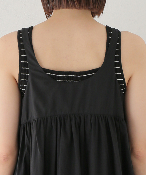 公式の ジャーナルスタンダードコットンバルーンヘムキャミワンピース 