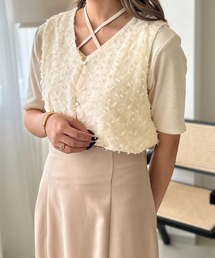 apres jour clair | 【apres jour clair】シャギータンク【ZOZOTOWN限定アイテム】(タンクトップ)