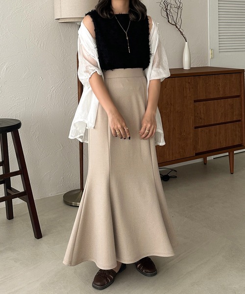 apres jour clair（アプレジュールクレア）の「【apres jour clair】シャギータンク【ZOZOTOWN限定アイテム】（タンクトップ・レディース・ブラック/アイボリー・X-LARGE/フリー）」の15枚目の写真