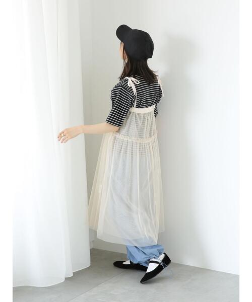 ehka sopo（エヘカソポ）の「ナイロンイージーパンツ（その他パンツ・レディース・ブルー/ベージュ/カーキ・F）」の14枚目の写真