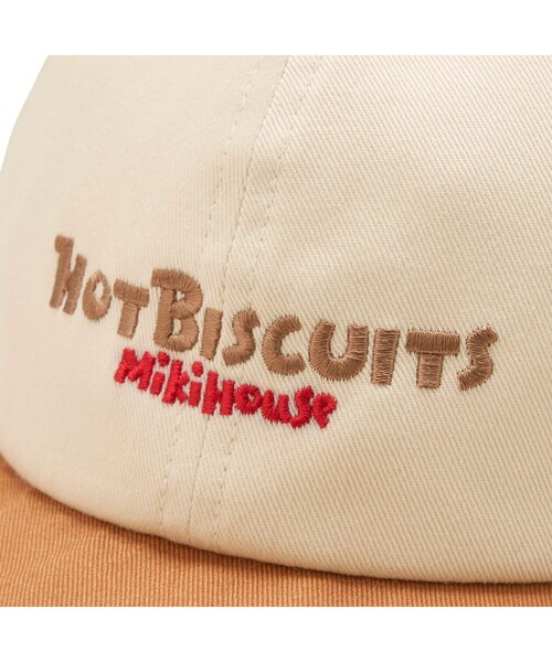 HOT BISCUITS(ホットビスケッツ)の「バイカラー ロゴキャップ(キャップ・キッズ・アイボリー/ネイビー・L(52-54cm)/M(50-52cm)/S(48-50cm)/SS(46-48cm))」の9枚目の写真