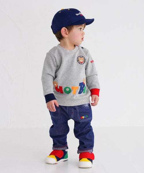 HOT BISCUITS(ホットビスケッツ)の「バイカラー ロゴキャップ(キャップ・キッズ・アイボリー/ネイビー・L(52-54cm)/M(50-52cm)/S(48-50cm)/SS(46-48cm))」の16枚目の写真