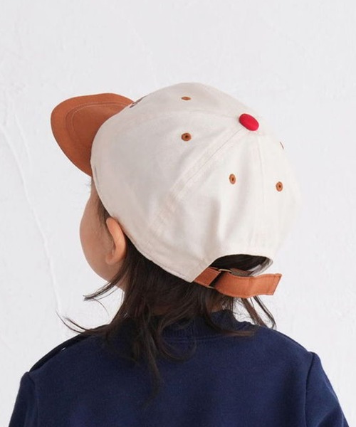 HOT BISCUITS(ホットビスケッツ)の「バイカラー ロゴキャップ(キャップ・キッズ・アイボリー/ネイビー・L(52-54cm)/M(50-52cm)/S(48-50cm)/SS(46-48cm))」の20枚目の写真