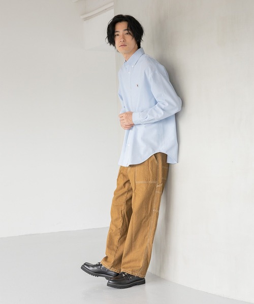 【美品】niko and…×DANTONコラボ＊スモックシャツ セール】モールストライプシャツ（シャツ/ブラウス）｜niko and