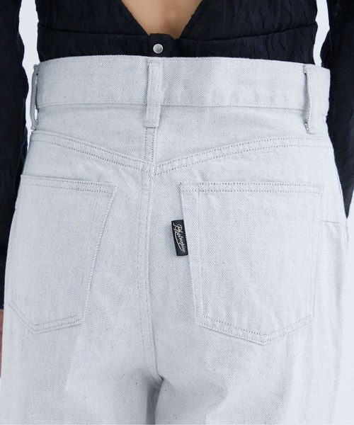 PHOTOCOPIEU（フォトコピュー）の「【PHOTOCOPIEU/フォトコピュー】HI-WEST DENIM PANTS/ハイウエストデニムパンツ/ジーンズ（デニムパンツ・レディース・オフホワイト・36/38）」の10枚目の写真