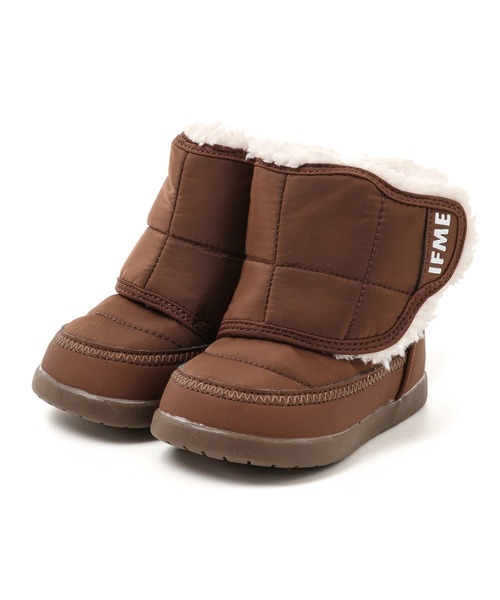 IFME（イフミー）の「BABY｜ifme patto ブーツ[撥水仕様]（ブーツ・キッズ・ホワイト/ピンク/ブルー/ブラウン・13.0cm/12.5cm/15.0cm/13.5cm/14.5cm/14.0cm/12.0cm）」の3枚目の写真