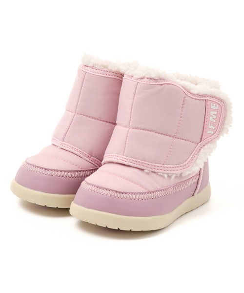 IFME（イフミー）の「BABY｜ifme patto ブーツ[撥水仕様]（ブーツ・キッズ・ホワイト/ピンク/ブルー/ブラウン・13.0cm/12.5cm/15.0cm/13.5cm/14.5cm/14.0cm/12.0cm）」の4枚目の写真