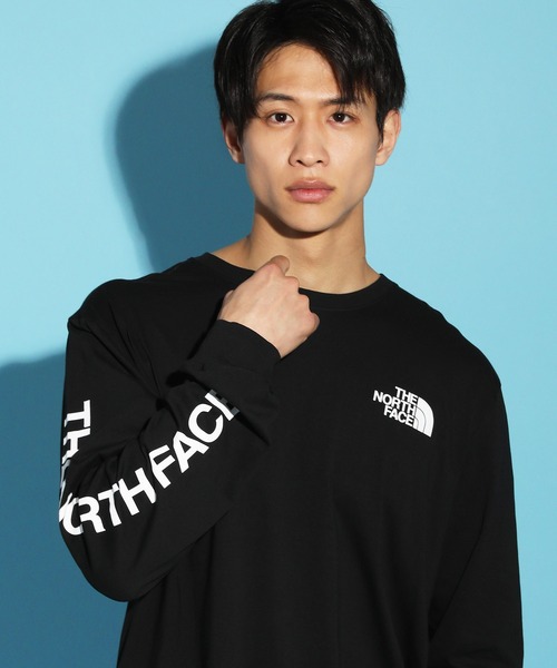 THE NORTH FACE(ザノースフェイス)の「【THE NORTH FACE】日本未発売 L/S SLEEVE HIT GRAPHIC TEE 長袖ロゴカットソー(Tシャツ/カットソー・メンズ・ブラック/ホワイト/ブルー・XL/L/M/S)」の15枚目の写真