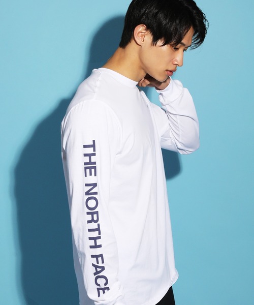 THE NORTH FACE(ザノースフェイス)の「【THE NORTH FACE】日本未発売 L/S SLEEVE HIT GRAPHIC TEE 長袖ロゴカットソー(Tシャツ/カットソー・メンズ・ブラック/ホワイト/ブルー・XL/L/M/S)」の19枚目の写真