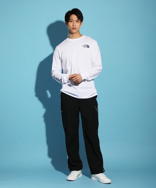 THE NORTH FACE(ザノースフェイス)の「【THE NORTH FACE】日本未発売 L/S SLEEVE HIT GRAPHIC TEE 長袖ロゴカットソー(Tシャツ/カットソー・メンズ・ブラック/ホワイト/ブルー・XL/L/M/S)」の16枚目の写真