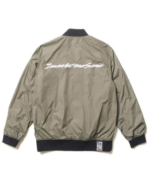 Back Channel（バックチャンネル）の「NYLON JACKET（ナイロンジャケット・メンズ・オリーブドラブ/ブラック・MEDIUM/LARGE/X-LARGE）」の8枚目の写真