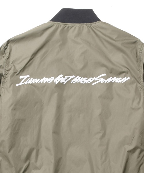 Back Channel（バックチャンネル）の「NYLON JACKET（ナイロンジャケット・メンズ・オリーブドラブ/ブラック・MEDIUM/LARGE/X-LARGE）」の10枚目の写真