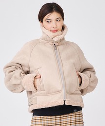 MILKFED. | FAUX MOUTON JACKET(ムートンコート)