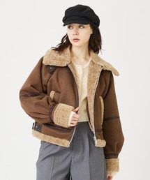 MILKFED. | FAUX MOUTON JACKET(ムートンコート)