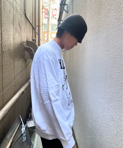SUNNY SPORTS(サニースポーツ)の「【 The BOOK STORE / ザ ブックストア 】 クルーネックスウェット SUNNY SPORTS GOLF BIGGEST CREW SN22F01500 SUY(スウェット・メンズ・グレー/ホワイト・MEDIUM/LARGE)」の4枚目の写真
