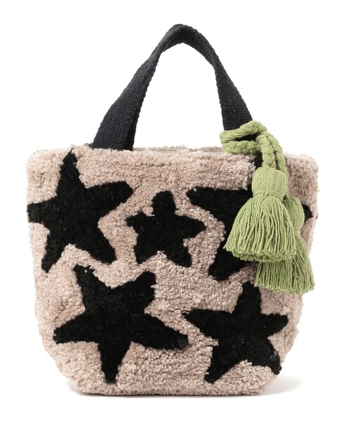 Ray BEAMS(レイビームス)の「Lilas Campbell × Ray BEAMS / 別注 スター トートバッグ(トートバッグ・レディース・ネイビー/ベージュ・ONE SIZE)」の7枚目の写真