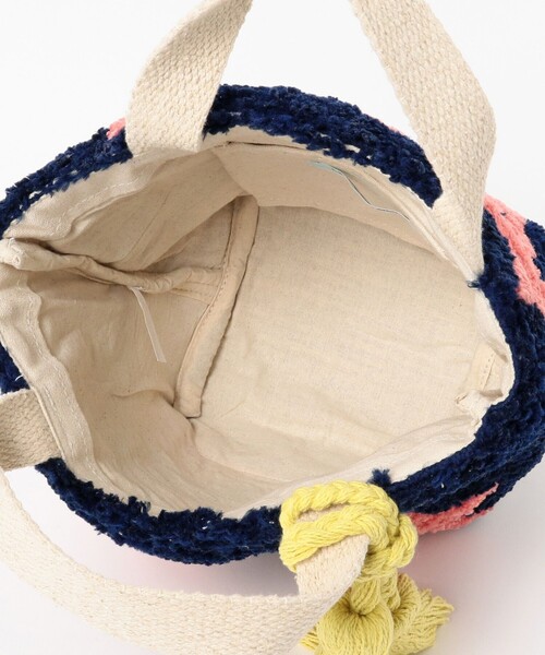 Ray BEAMS(レイビームス)の「Lilas Campbell × Ray BEAMS / 別注 スター トートバッグ(トートバッグ・レディース・ネイビー/ベージュ・ONE SIZE)」の15枚目の写真
