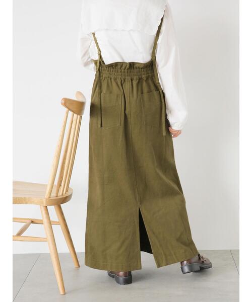 ehka sopo（エヘカソポ）の「ハイウエストスカート（スカート・レディース・カーキ/ブラック/ライトベージュ・F）」の19枚目の写真