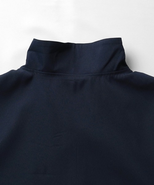 24SS セットアップ対応 スタンドネック 裾ひもドロスト フルジップナイロンテックベスト【Confirm】（ベスト）｜Confirm（コンファーム）