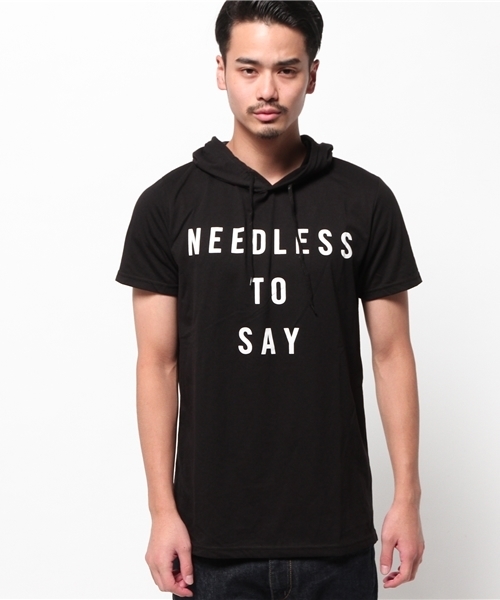 WEGO（ウィゴー）の「WEGO/プリントカットプルパーカー（Tシャツ/カットソー・メンズ・ホワイト系その他/ブラック/ブラック系その他/ホワイト・LARGE/MEDIUM）」の15枚目の写真