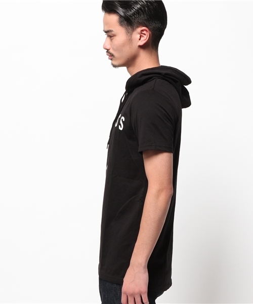 WEGO（ウィゴー）の「WEGO/プリントカットプルパーカー（Tシャツ/カットソー・メンズ・ホワイト系その他/ブラック/ブラック系その他/ホワイト・LARGE/MEDIUM）」の16枚目の写真