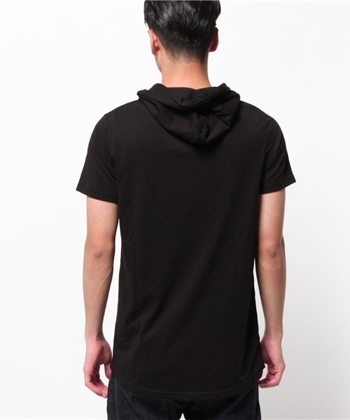 WEGO（ウィゴー）の「WEGO/プリントカットプルパーカー（Tシャツ/カットソー・メンズ・ホワイト系その他/ブラック/ブラック系その他/ホワイト・LARGE/MEDIUM）」の9枚目の写真