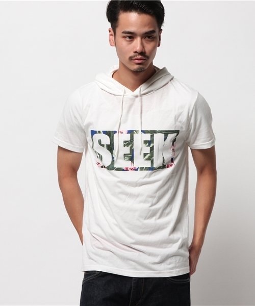 WEGO（ウィゴー）の「WEGO/プリントカットプルパーカー（Tシャツ/カットソー・メンズ・ホワイト系その他/ブラック/ブラック系その他/ホワイト・LARGE/MEDIUM）」の19枚目の写真