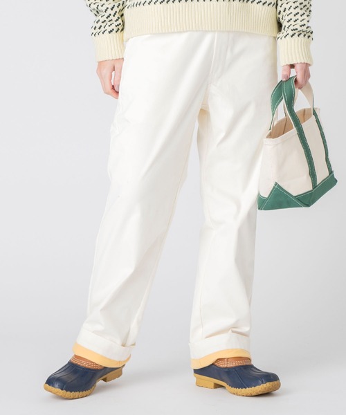 L.L.Bean（エルエルビーン）の「【JAPAN EDITION】キャスティーン・ラインド・チノ・パンツ（チノパンツ・レディース・アイボリー/チャコール/タン・MEDIUM/SMALL）」の9枚目の写真