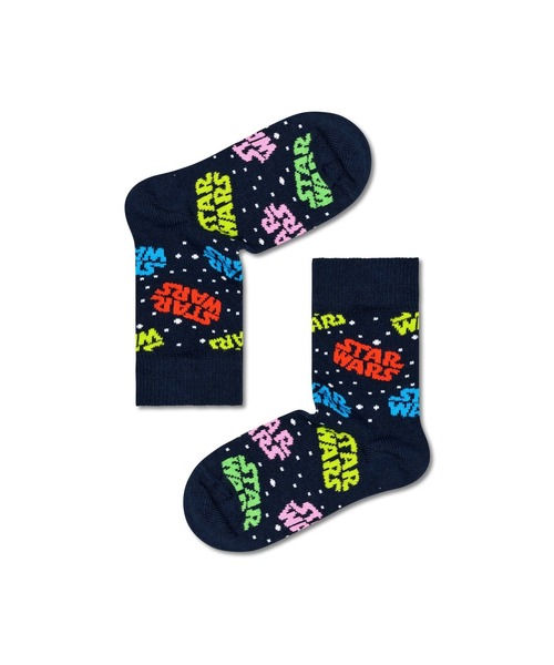 Happy Socks（ハッピーソックス）の「【66】【Happy Socks × Star Wars】  Limited kids sock（ソックス/靴下・キッズ・ブラウン/レッド/ブラック/ネイビー・MEDIUM/LARGE/X-LARGE）」の3枚目の写真