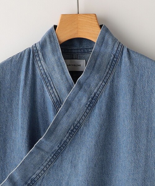 ARCH & LINE（アーチアンドライン）の「ARCH＆LINE:155cm / デニム サムエ（その他アウター・キッズ・ブルー・XX-LARGE）」の3枚目の写真