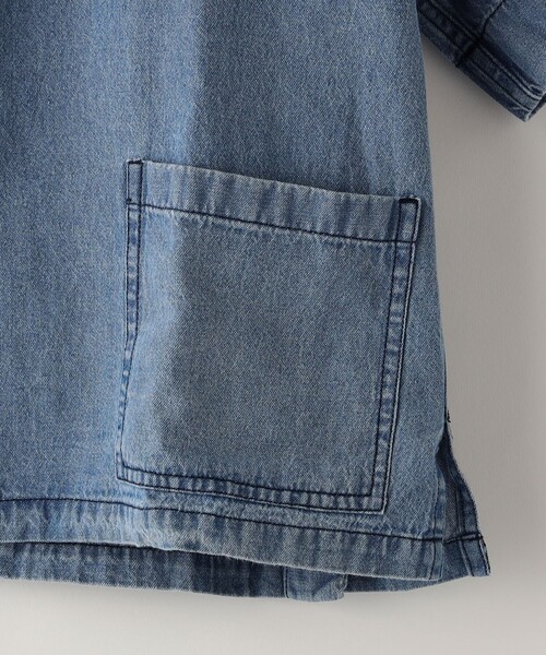 ARCH & LINE（アーチアンドライン）の「ARCH＆LINE:155cm / デニム サムエ（その他アウター・キッズ・ブルー・XX-LARGE）」の5枚目の写真