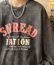 ▲VINTAGE DESIGN LS TEE/ヴィンテージデザインロンT 古着風