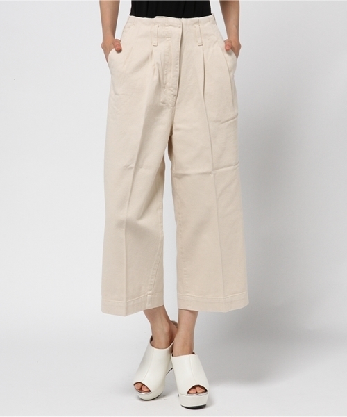 MOUSSY（マウジー）の「Color denim tuck PT（その他パンツ・レディース・ライトカーキ/アイボリー・2/0/1）」の12枚目の写真