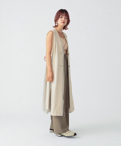 RBS(アールビーエス)の「RBS / チュール コード クルーネック トップス(Tシャツ/カットソー・レディース・ダークブラウン/ブラック・ONE SIZE)」の22枚目の写真