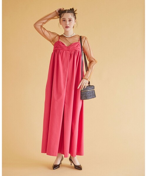 RBS(アールビーエス)の「RBS / チュール コード クルーネック トップス(Tシャツ/カットソー・レディース・ダークブラウン/ブラック・ONE SIZE)」の18枚目の写真