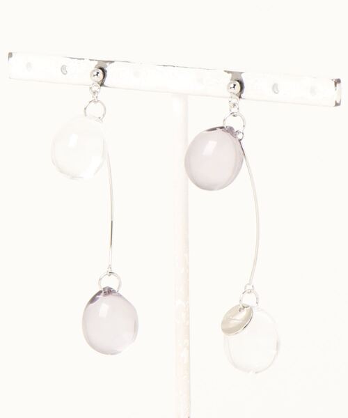 tone(トーン)の「【Chesara】キャンディドロップピアス(MA)(ピアス(両耳用)・レディース・ネイビー/ブラウン/オリーブ/イエロー・FREE)」の14枚目の写真