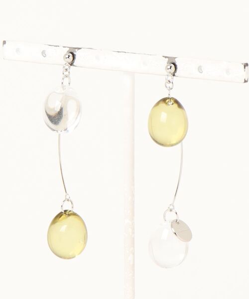 tone(トーン)の「【Chesara】キャンディドロップピアス(MA)(ピアス(両耳用)・レディース・ネイビー/ブラウン/オリーブ/イエロー・FREE)」の15枚目の写真