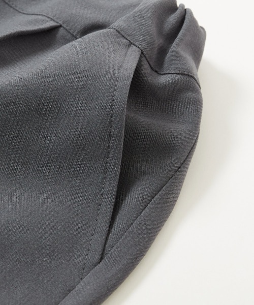 正規品♡レーヨンロゴ上下セット♡ダークグレー ノンファスナースラックス【ゼロプレッシャー】【裾上げ済み】 (A24007