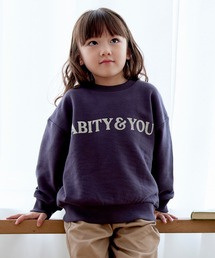 aBity select | 両面プリント サークルロゴトレーナー(スウェット)