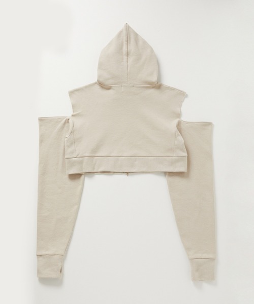 papier（パピエ）の「papier/パピエ/Broken Zipup（パーカー）」 - WEAR