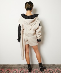 papier（パピエ）の「papier/パピエ/Broken Zipup（パーカー）」 - WEAR