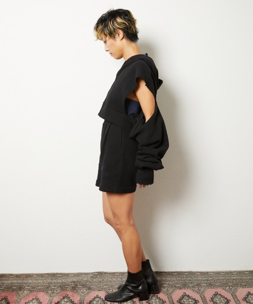 papier（パピエ）の「papier/パピエ/Broken Zipup（パーカー）」 - WEAR