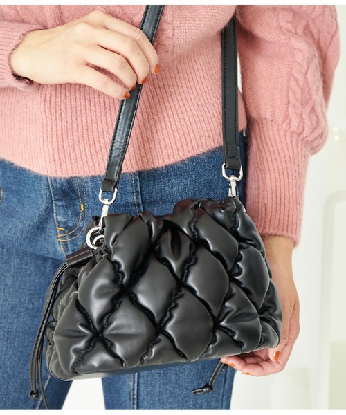 BALENCIAGA touch puffyショルダーバッグ ブラック シルバー 未使用 