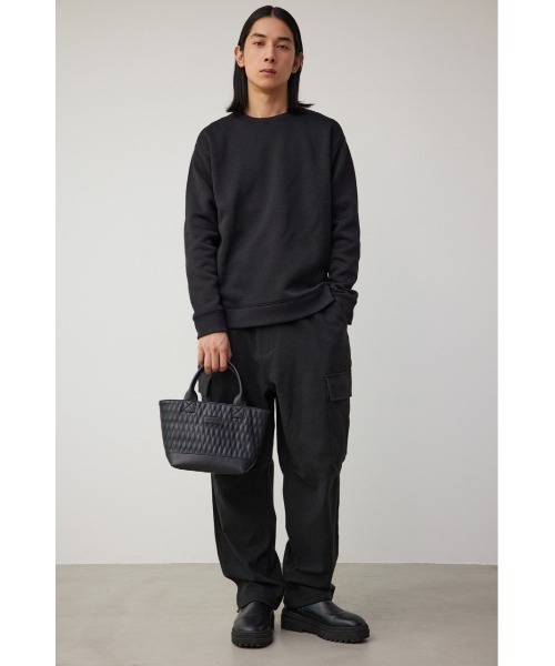 AZUL by moussy(アズールバイマウジー)の「ダイヤモンドキルトミニトートバッグ(トートバッグ・メンズ・ブラック・FREE)」の3枚目の写真