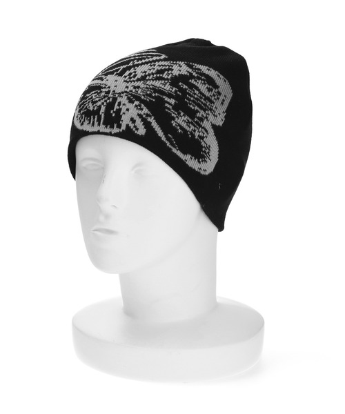 X-girl（エックスガール）の「BUTTERFLY JACQUARD BEANIE