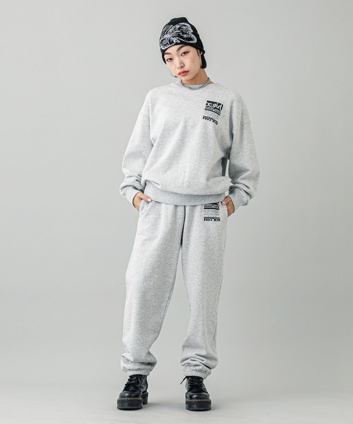 X-girl（エックスガール）の「BUTTERFLY JACQUARD BEANIE（ニット